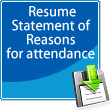 Resume・Statement of Reasons for attendance - Japanese version